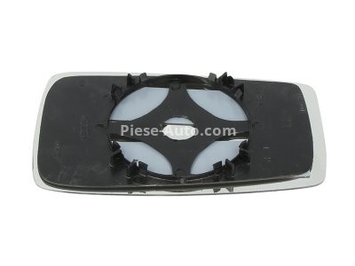 Sticlă oglindă retrovizoare laterală stânga (convexa, încălzită) , pentru: AUDI 80 B3, 80 B4, CABRIOLET B3, COUPE B2, COUPE B3, QUATTRO 07.80-08.00 -12.94