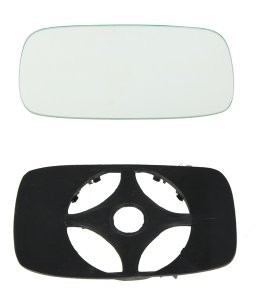 Sticlă oglindă retrovizoare laterală stânga (plat) , pentru: FIAT PALIO, SIENA 04.96-
