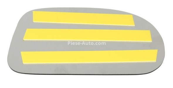 Sticlă oglindă retrovizoare laterală stânga (plat) , pentru: FIAT BRAVA, BRAVO I, MAREA 10.95-06.03 -02.03