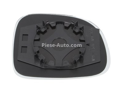 Sticlă oglindă retrovizoare laterală stânga (convexa, încălzită) , pentru: FIAT PANDA 09.03-