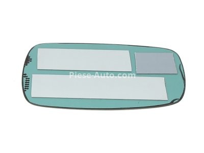 Sticlă oglindă retrovizoare laterală stânga (plat, încălzită) , pentru: FORD MONDEO I, SCORPIO II 02.93-08.98 -08.98