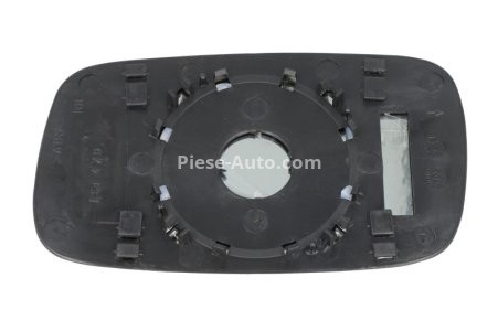 Sticlă oglindă retrovizoare laterală dreapta (convexa) , pentru: SEAT INCA; VW CADDY II, CADDY II/MINIVAN, PASSAT B3/B4 02.88-01.04