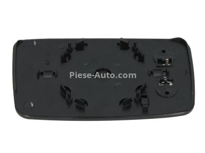 Sticlă oglindă retrovizoare laterală stânga (asferice, încălzită) , pentru: SEAT CORDOBA, CORDOBA VARIO, IBIZA II; VW GOLF III, VENTO 08.91-12.02