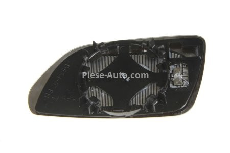 Sticlă oglindă retrovizoare laterală dreapta (convexa, încălzită) , pentru: SKODA OCTAVIA II; VW POLO, POLO IV 10.01-06.13