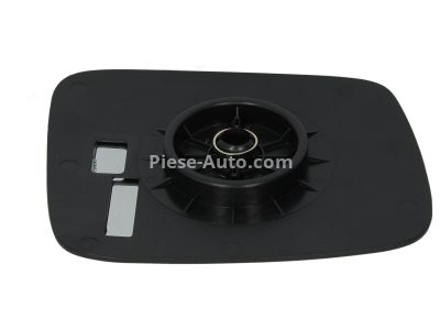 Sticlă oglindă retrovizoare laterală stânga (asferice, crom) , pentru: VW TRANSPORTER IV 07.90-06.03