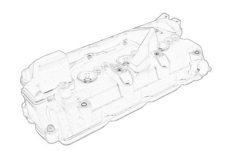 Capac culbutori (4-6 cylinder) , pentru: AUDI A4 B9, A5, A6 C7, A6 C8, A7, A8 D5, Q5, Q7, Q8; VW TOUAREG 3.0D/3.0DH 01.10-