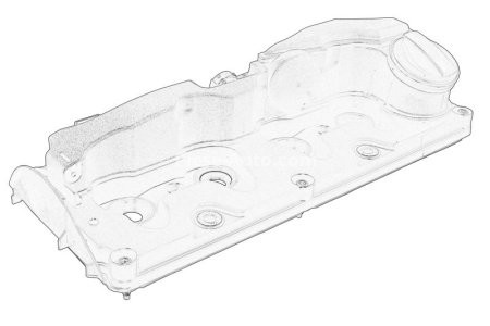 Capac culbutori pentru: AUDI A4 ALLROAD B8, A4 B8, A5, A6 C7, Q5; SEAT EXEO, EXEO ST 2.0D 11.07-09.18