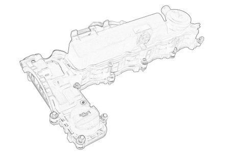 Capac culbutori (gasket; stopper) , pentru: DS DS 4, DS 5, DS 7; CITROEN C4 GRAND PICASSO II, C4 II, C4 PICASSO II, C4 SPACETOURER, C5 AIRCROSS, C5 III, DS4, DS5, GRAND C4 SPACETOURER, JUMPER 2.0D 04.09-