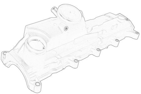 Capac culbutori (cu garnitura) , pentru: DACIA DOKKER, DOKKER EXPRESS/MINIVAN, LODGY, LOGAN II, LOGAN MCV II, SANDERO II; NISSAN CUBE, NOTE, NV250, QASHQAI I, QASHQAI II, TIIDA 1.5D 09.02-