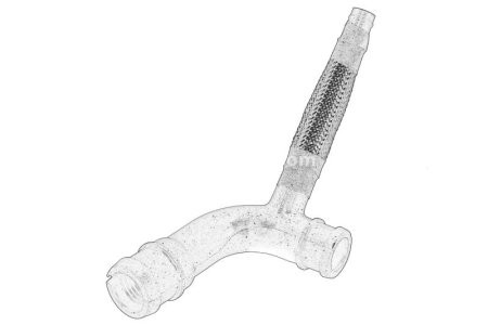 Furtun vapori ulei pentru: FIAT 500L, DOBLO, DOBLO CARGO, TIPO 1.4 02.10-