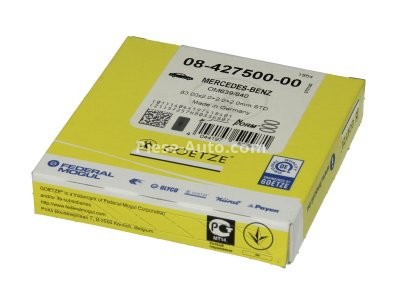 Segmenți piston GOETZE pentru : MERCEDES A (W169), B SPORTS TOURER (W245); MITSUBISHI COLT VI; SMART FORFOUR 1.5D/2.0D 08.04-06.12 : MERCEDES; SMART