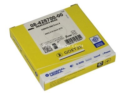 Segmenți piston GOETZE pentru : MERCEDES SPRINTER 3,5-T (B906), SPRINTER 3-T (B906), SPRINTER 4,6-T (B906), SPRINTER 5-T (B906) 2.1D 06.06-