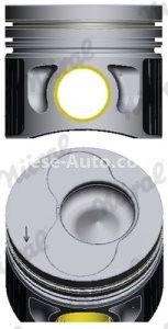 Piston motor Nüral, diametru: 81 mm , pentru : AUDI A3, A4 B7; SEAT ALHAMBRA, ALTEA, ALTEA XL, LEON, TOLEDO III; SKODA OCTAVIA II, SUPERB I, SUPERB II; VW CADDY III, CADDY III/MINIVAN, EOS, GOLF PLUS V 2.0D 12.03-