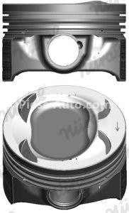 Piston motor Nüral, diametru: 77 mm , pentru: AUDI A1; SEAT ALHAMBRA, IBIZA IV, IBIZA IV SC, IBIZA IV ST; SKODA FABIA II; VW BEETLE, CC B7, EOS, GOLF PLUS V, GOLF V, GOLF VI, JETTA III 1.4/1.4CNG 11.05-