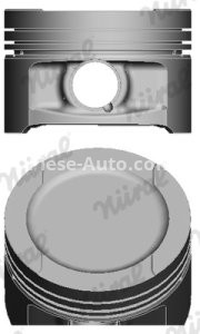 Piston motor Nüral, diametru: 81,5 mm , pentru: AUDI A3, A4 B5; SEAT CORDOBA, CORDOBA VARIO, IBIZA II, LEON, TOLEDO I, TOLEDO II; SKODA OCTAVIA I; VW BORA, BORA I, GOLF III, GOLF IV, NEW BEETLE 1.6 07.94-12.07