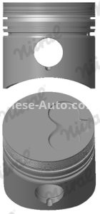Piston motor Nüral, diametru: 76,5 mm , pentru : VOLVO 240, 740, 760, 940; AUDI 100 C2, 100 C3, 80 B2, 80 B3; VW CADDY I, GOLF I, GOLF II, JETTA I, JETTA II, LT 28-35 I, LT 40-55 I 1.6D/2.0D/2.4D 08.78-06.96