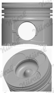 Piston motor Nüral, diametru: 84 mm , pentru : BMW 3 (E46), 5 (E39), 7 (E38), X5 (E53) 3.0D 08.98-02.05