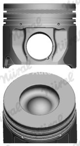 Piston motor Nüral, diametru: 90,15 mm, pentru: FORD TRANSIT; LAND ROVER DEFENDER 2.4D 04.06-05.16