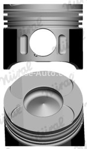 Piston motor Nüral, diametru: 88,5 mm , pentru: MERCEDES C (CL203), C T-MODEL (S203), C (W203), CLK (C209), E T-MODEL (S210), E (VF210), E (W210), G (W461), G (W463), M (W163) 2.1D-3.2D 06.98-