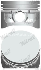 Piston motor Nüral, diametru: 77 mm , pentru : MINI (R50, R53), (R52) 1.6 06.01-07.08