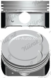 Piston motor Nüral, diametru: 72,5 mm , pentru : OPEL AGILA, CORSA B, CORSA C 1.0 11.96-12.07 2