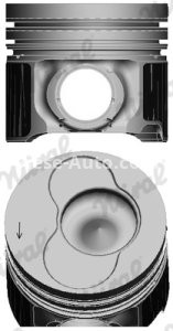 Piston motor Nüral, diametru: 81 mm , pentru : VW MULTIVAN V, TOUAREG, TRANSPORTER V 2.5D 01.03-05.10