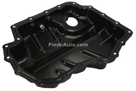 Baie ulei, din oțel , (partea de jos, cu locaș senzor nivel, ) , pentru: AUDI A1, A3, Q2, Q3; SEAT ALHAMBRA, ATECA, IBIZA IV, IBIZA IV SC, IBIZA IV ST, LEON, LEON SC, LEON ST, LEON ST/KOMBI 1.4-2.0 11.07-