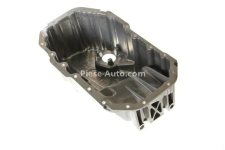 Baie ulei, din aluminiu,  (cu locaș senzor nivel) , pentru: AUDI A3, A4 B6; SKODA FABIA II, OCTAVIA II, ROOMSTER; VW EOS, GOLF PLUS V, GOLF V, JETTA III, PASSAT B5.5, PASSAT B6, POLO, POLO IV 1.4-3.6 07.01-
