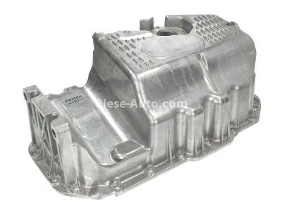 Baie ulei, din aluminiu,  (cu locaș senzor nivel) , pentru: AUDI A1, A3; SEAT ALTEA, ALTEA XL, IBIZA IV SC, IBIZA IV ST, LEON, TOLEDO III, TOLEDO IV; SKODA FABIA II, OCTAVIA II 1.4/1.4ALK/1.4CNG 11.05-