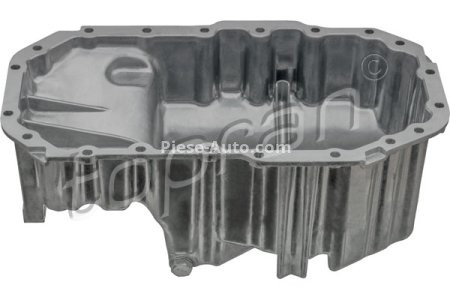 Baie ulei, din aluminiu,  (cu locaș senzor nivel) , pentru: AUDI A1, A3; SEAT ALTEA, ALTEA XL, IBIZA IV SC, IBIZA IV ST, LEON, TOLEDO III, TOLEDO IV; SKODA FABIA II, OCTAVIA II 1.4/1.4ALK/1.4CNG 11.05-
