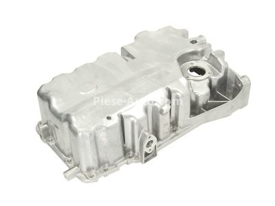 Baie ulei, din aluminiu,  (cu locaș senzor nivel) , pentru: AUDI A1, A3, TT; SEAT ALTEA, ALTEA XL, LEON, TOLEDO III; SKODA OCTAVIA II; VW EOS, GOLF V, GOLF VI, JETTA III, PASSAT B6, POLO V 1.6/2.0/3.6 09.04-