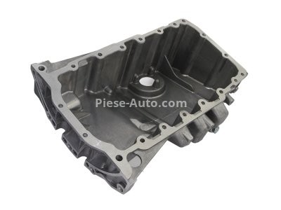 Baie ulei, din aluminiu,  (cu locaș senzor nivel) , pentru: AUDI A4 B6, A4 B7, A6 C6 1.9D/2.0D 06.04-03.09