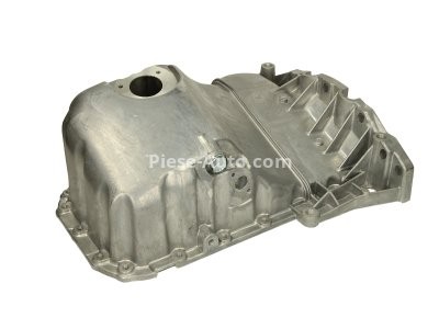 Baie ulei, din aluminiu, (cu locaș senzor nivel) (with no hole for oil drain from turbo) , pentru: AUDI A4 B5, A4 B6, A6 C4, A6 C5; VW PASSAT B5 1.8 11.94-01.05