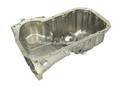 Baie ulei, din aluminiu, (cu locaș senzor nivel) (with no hole for oil drain from turbo) , pentru: AUDI A4 B5, A4 B6, A6 C4, A6 C5; VW PASSAT B5 1.8 11.94-01.05