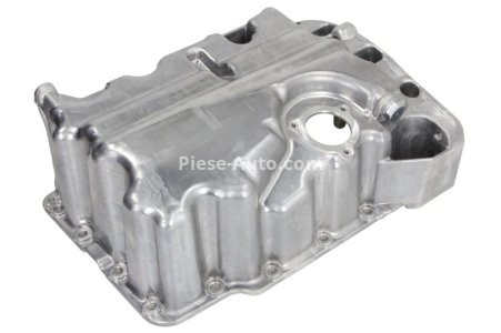 Baie ulei, din aluminiu,  (cu locaș senzor nivel) , pentru: AUDI A1, A3, Q2; SEAT ARONA, ATECA, IBIZA IV, IBIZA IV SC, IBIZA IV ST, IBIZA V, LEON, LEON SC, LEON ST, TOLEDO IV 1.0/1.0CNG 01.14-