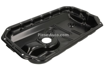 Baie ulei, din oțel , (partea de jos, cu locaș senzor nivel, ) , pentru: AUDI A4 B8, A5, A6 C7, A7, A8 D4, Q5, Q7; VW TOUAREG 2.5-3.2 06.07-09.18