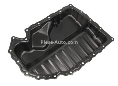 Baie ulei, din oțel, (partea de jos)  , pentru: AUDI A3, TT; SEAT ALTEA, LEON, TOLEDO III; SKODA OCTAVIA II, SUPERB II, YETI; VW EOS, GOLF V, JETTA III, JETTA IV, PASSAT B6, SCIROCCO III 1.8/2.0 09.04-