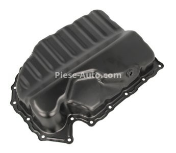 Baie ulei, din oțel, (partea de jos)  , pentru: AUDI A3, TT; SEAT ALTEA, LEON, TOLEDO III; SKODA OCTAVIA II, SUPERB II, YETI; VW EOS, GOLF V, JETTA III, JETTA IV, PASSAT B6, SCIROCCO III 1.8/2.0 09.04-
