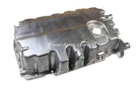 Baie ulei, din aluminiu,  (cu locaș senzor nivel) , pentru: AUDI A3; SEAT ALTEA, ALTEA XL, LEON, TOLEDO III; SKODA FABIA II, OCTAVIA II, RAPID, ROOMSTER, SUPERB II; VW CADDY III 1.6-2.0D 05.03-
