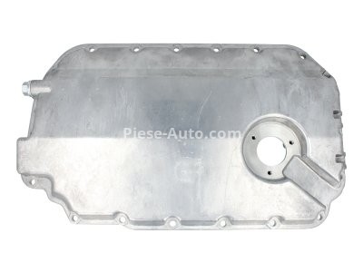 Baie ulei, din aluminiu,  (cu locaș senzor nivel) , pentru: AUDI A4 B6, A4 B7, A6 C5, A8 D2, ALLROAD C5; SKODA SUPERB I; VW PASSAT B5, PASSAT B5.5 2.5D 01.97-03.08