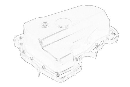 Baie ulei ,  (partea de jos) (with cap; with seal) , pentru: CITROEN JUMPER II; PEUGEOT BOXER 2.0D/2.2D 07.15-