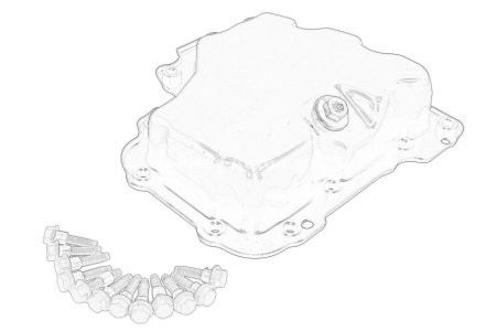 Baie ulei, din oțel, pentru: OPEL ASTRA K, INSIGNIA B, INSIGNIA B COUNTRY, INSIGNIA B GRAND SPORT, MOKKA / MOKKA X 1.4/1.4CNG/1.5 06.15-