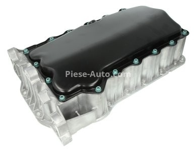 Baie ulei, din aluminiu,  (cu locaș senzor nivel) , pentru: SEAT CORDOBA, IBIZA III, IBIZA IV, IBIZA IV SC; VW NEW BEETLE, POLO V 1.6/2.0 01.98- 2