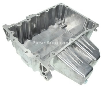 Baie ulei, din aluminiu, pentru: SEAT CORDOBA, IBIZA III, IBIZA IV, IBIZA IV SC; SKODA FABIA I, FABIA I PRAKTIK, FABIA II, ROOMSTER, ROOMSTER PRAKTIK; VW FOX, POLO, POLO IV 1.4D 10.99-06.10