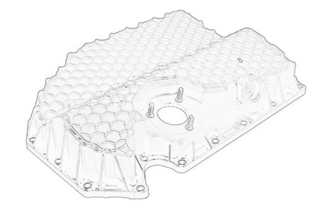 Baie ulei (partea de jos; , din plastic ,) , pentru: SEAT ALHAMBRA, ATECA, LEON, LEON SC, LEON ST; SKODA OCTAVIA III, SUPERB III; VW ARTEON, ARTEON SHOOTING BRAKE, GOLF ALLTRACK VII, GOLF VII 1.8/2.0 11.12-