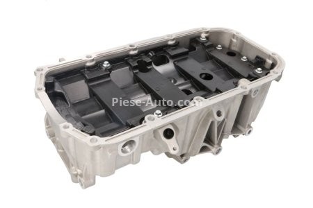 Baie ulei, din aluminiu,  (cu locaș senzor nivel) , pentru: ALFA ROMEO MITO; FIAT DOBLO, DOBLO CARGO, GRANDE PUNTO, PUNTO EVO 1.6D 07.08-