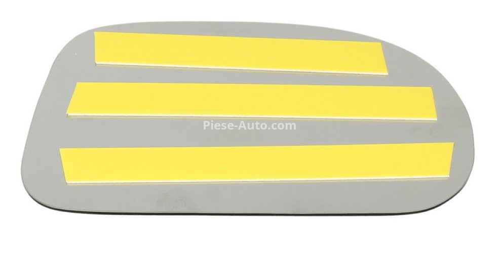 Sticlă oglindă retrovizoare laterală stânga (plat) , pentru: FIAT BRAVA, BRAVO I, MAREA 10.95-06.03 -02.03