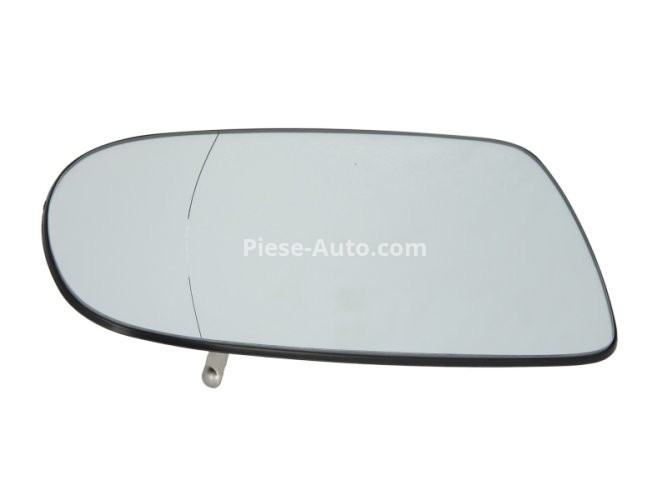 Sticlă oglindă retrovizoare laterală stânga (plat, crom) , pentru: OPEL CORSA C, TIGRA 09.00-12.12