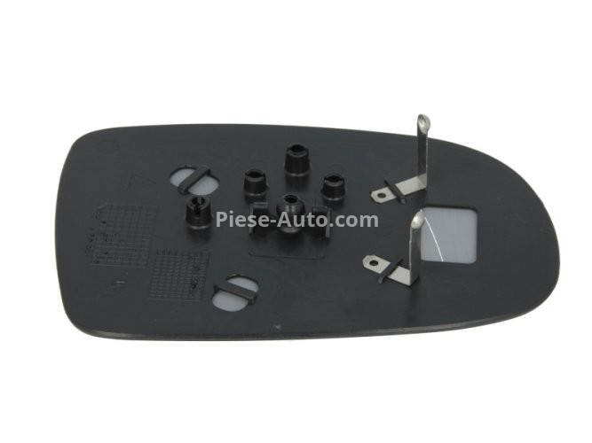 Sticlă oglindă retrovizoare laterală stânga (plat, crom) , pentru: OPEL CORSA C, TIGRA 09.00-12.12