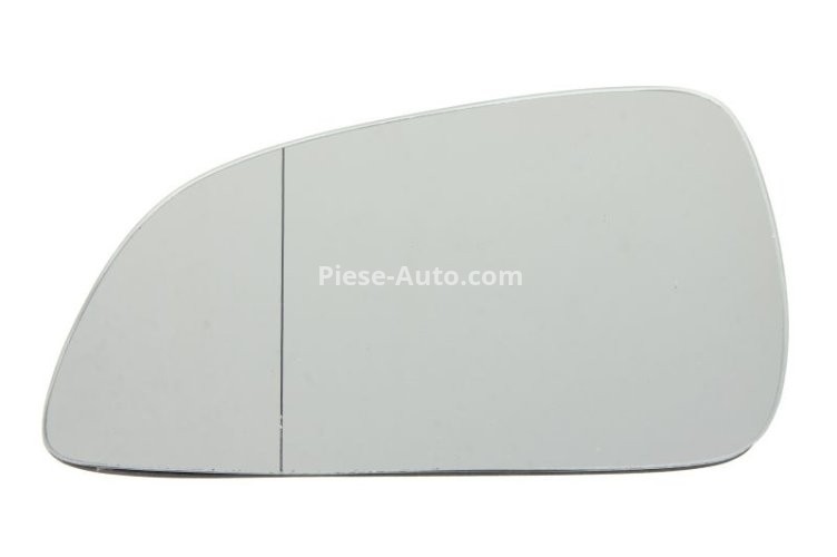 Sticlă oglindă retrovizoare laterală stânga (asferice, încălzită) , pentru: OPEL ASTRA H, ASTRA H CLASSIC, ASTRA H GTC 01.04-05.14
